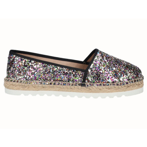 viguera Alpargata Plana con Eva Glitter Multi Liquidación