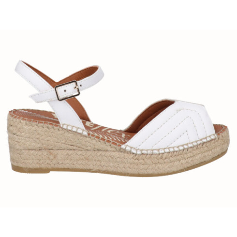 viguera Sandalia Cuña YuteFlex Blanco Liquidación