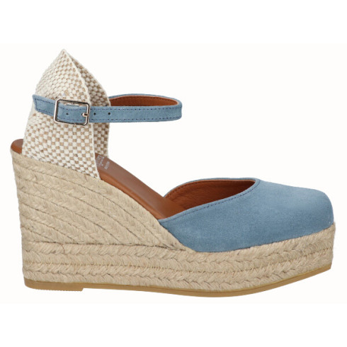 viguera Alpargata Valenciana Cuña Alta Yute Jeans Rebajas online