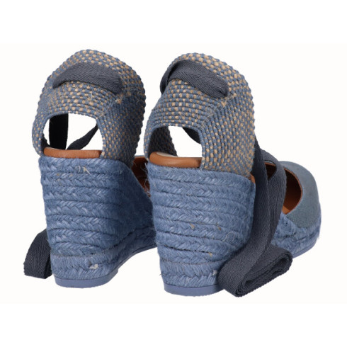 viguera Alpargata Cuña Alta Yute Jeans Cintas Últimos 3 días