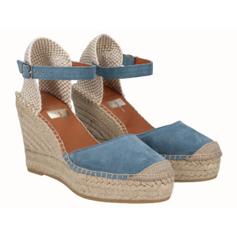 viguera Alpargata Valenciana Cuña Alta Yute Jeans Ofertas