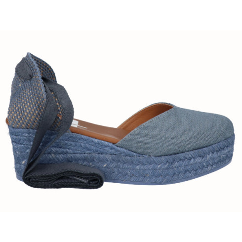 viguera Alpargata Plataforma Yute Jeans Cintas Ahorra y exporta