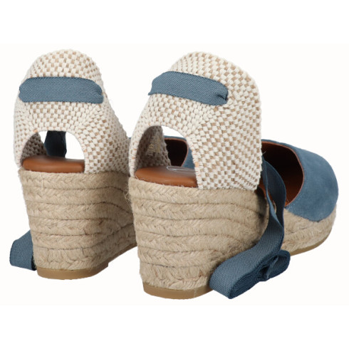 viguera Alpargata Cuña Media Yute Cintas Jeans Rebajas baratas