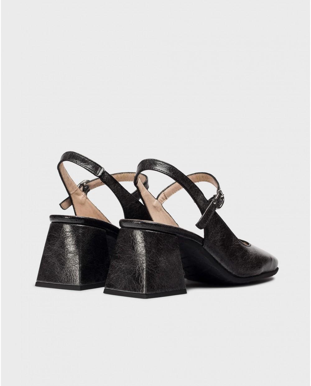 wonders Zapatos destalonados JANE Negros Última moda