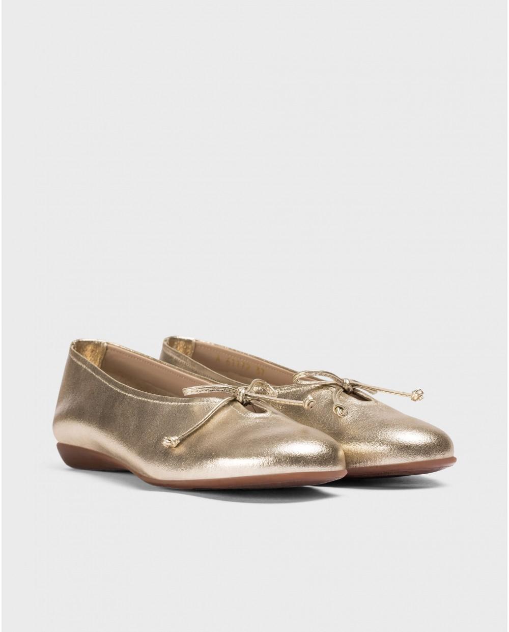 wonders Bailarinas CELESTINA Oro Descuento por venta flash