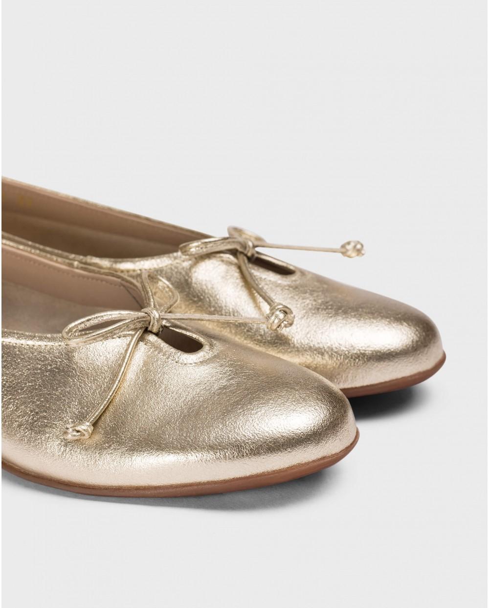 wonders Bailarinas CELESTINA Oro Descuento por venta flash
