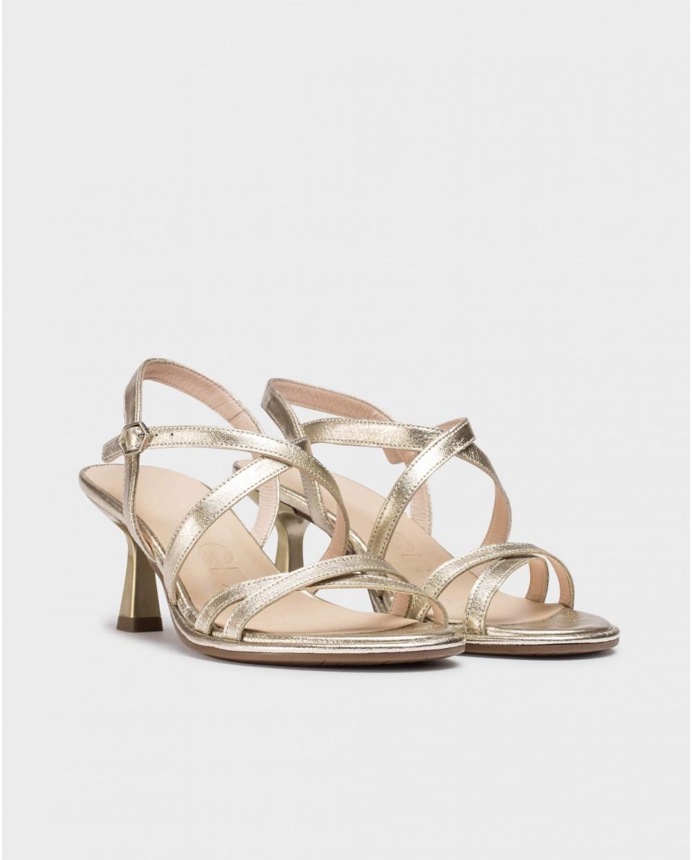 wonders Sandalias KAIA Oro Ofertas especiales