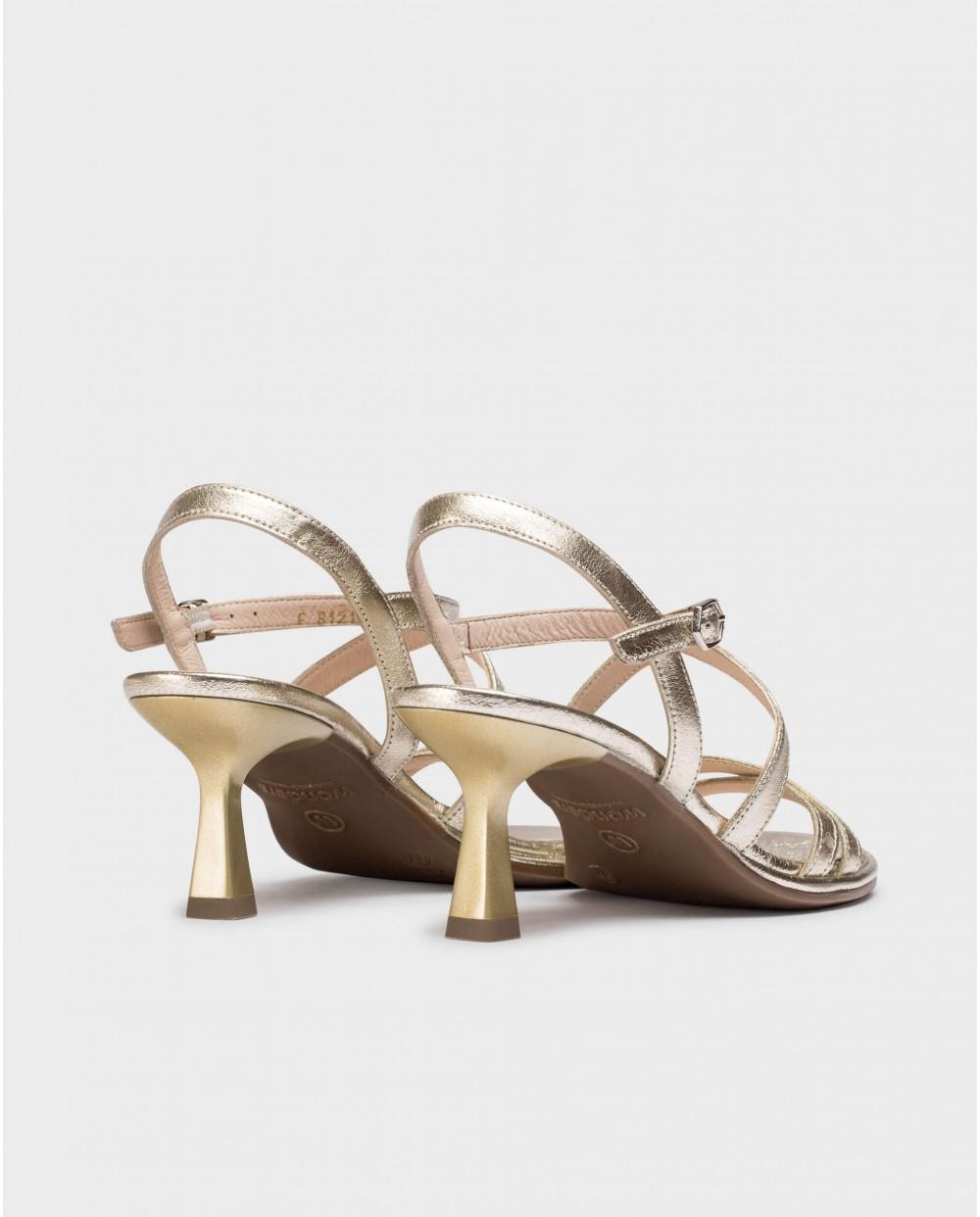 wonders Sandalias KAIA Oro Ofertas especiales