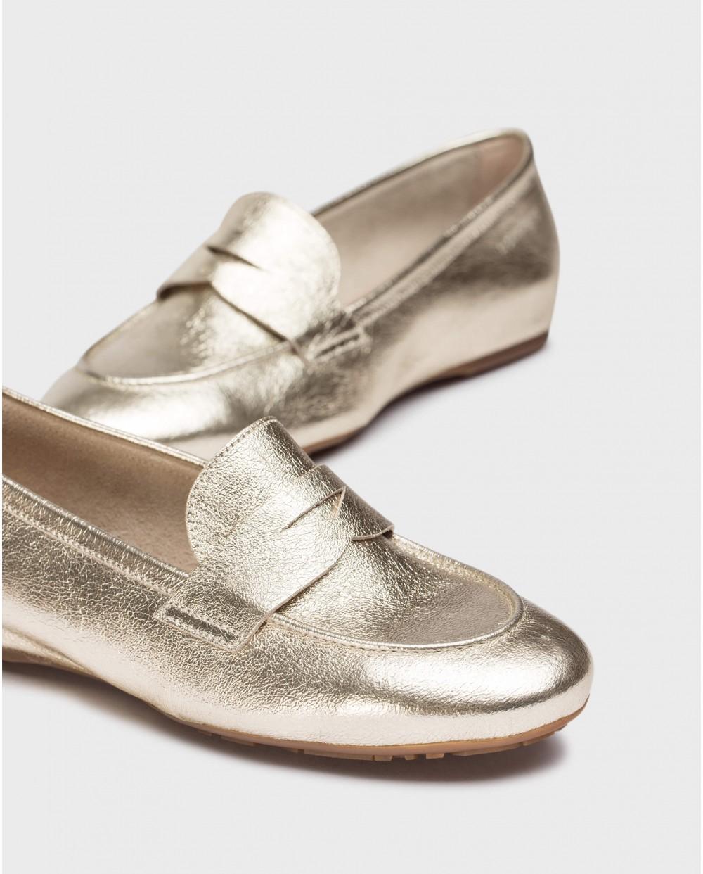 wonders Mocasines ANITA Oro Grandes ahorros