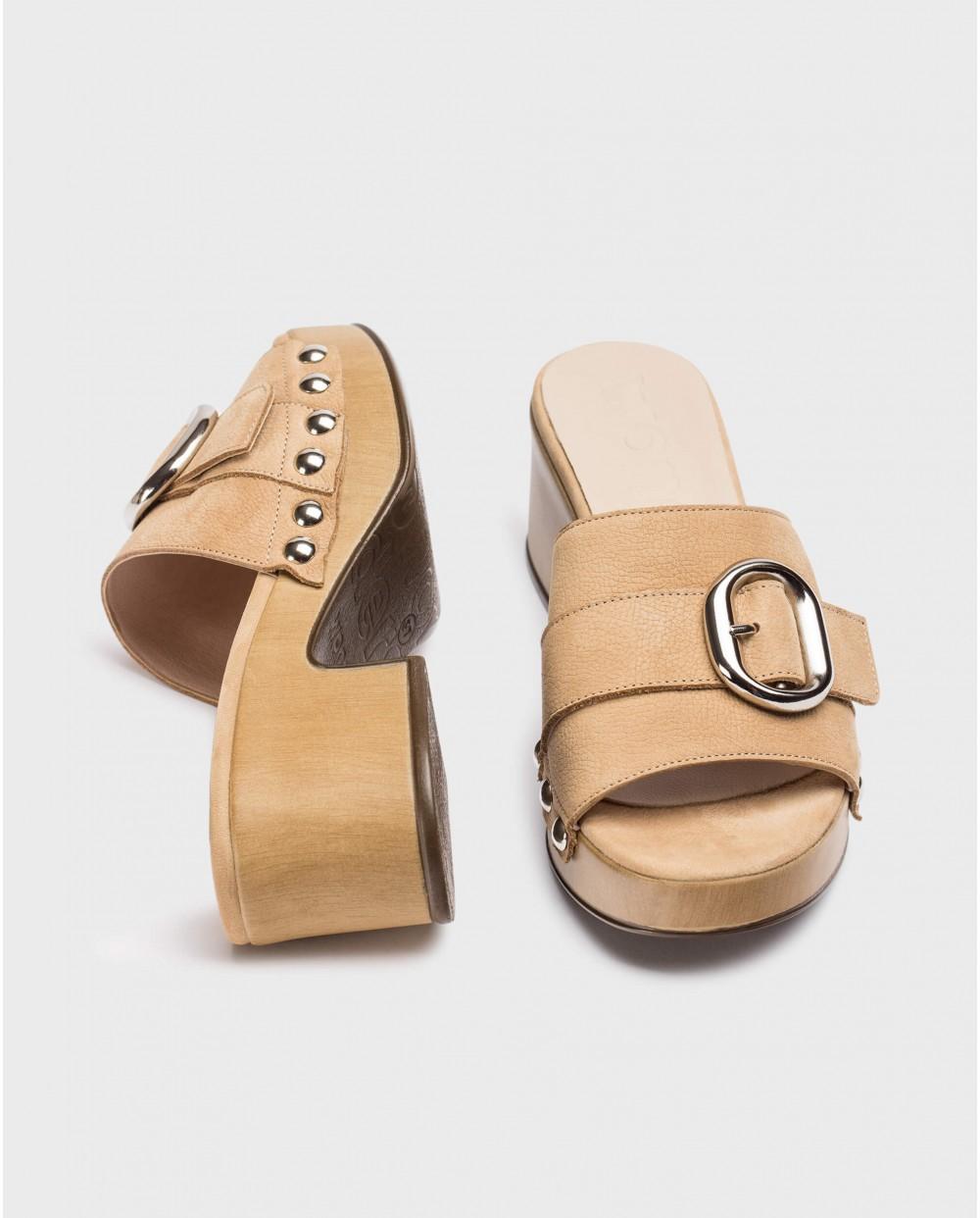 wonders Sandalias BIANCA Marrones Rebajas de fin de temporada