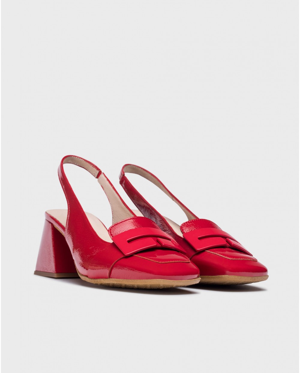 wonders Zapatos destalonados REBECA Rojos Liquidación
