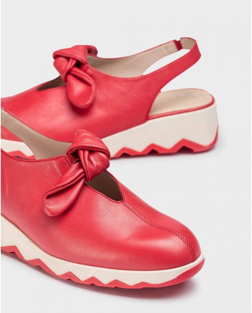 wonders Zapatos AIXA Rojos Mejor oferta