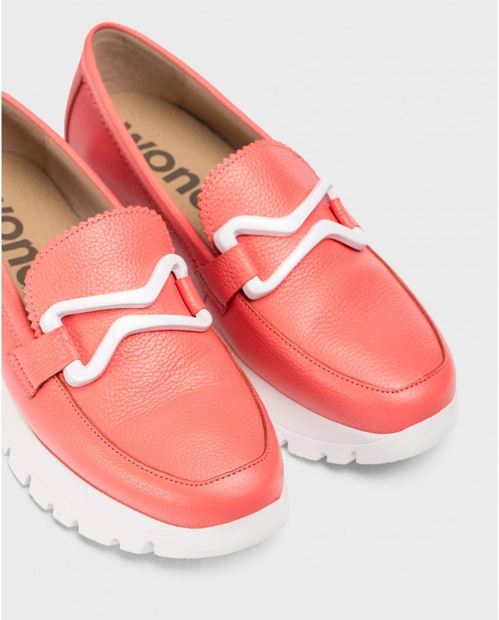 wonders Mocasines AURA Coral Envío gratis
