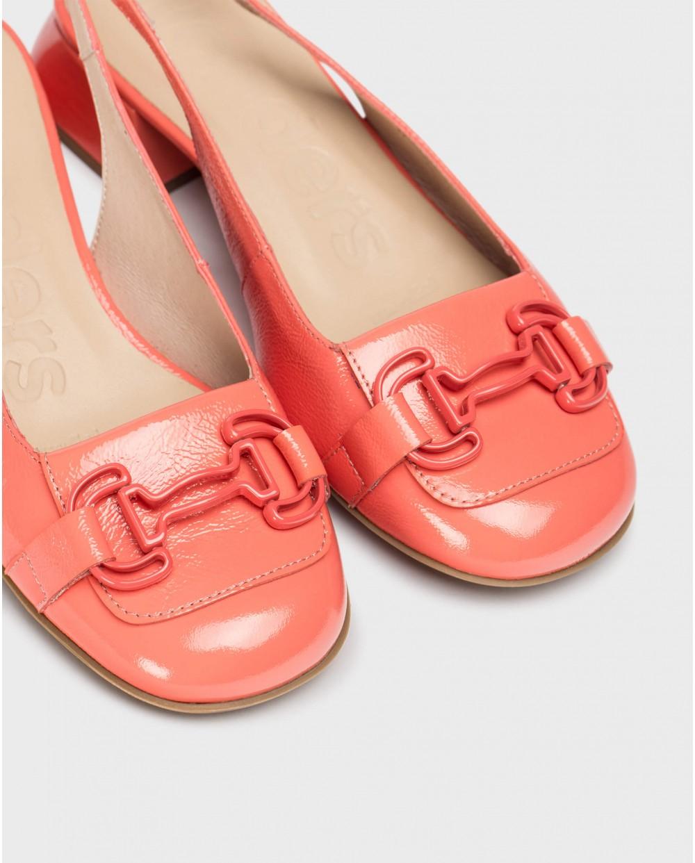 wonders Zapatos CHARO Coral Oferta especial