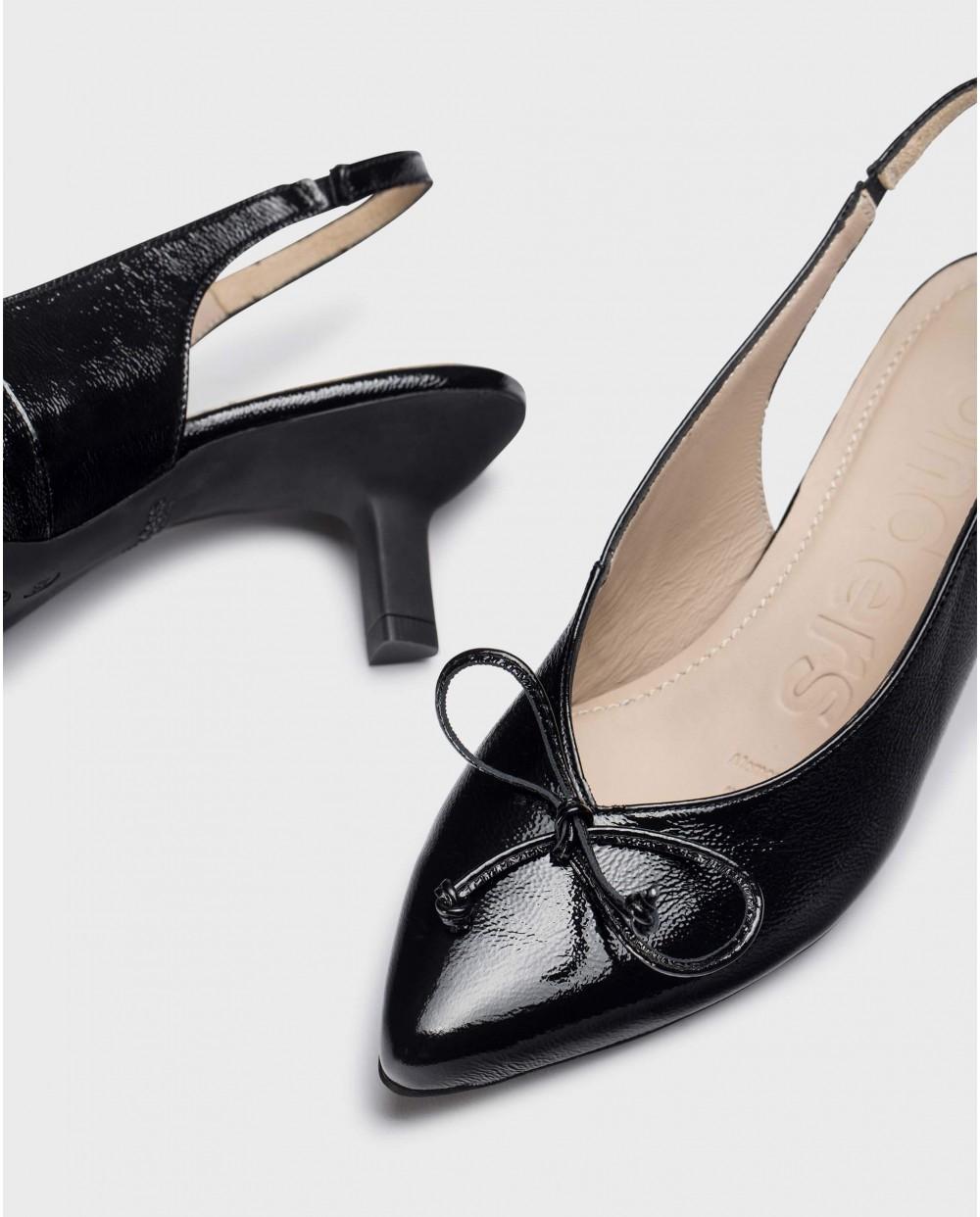 wonders Zapatos destalonados INGRID Negros Últimos 2 días