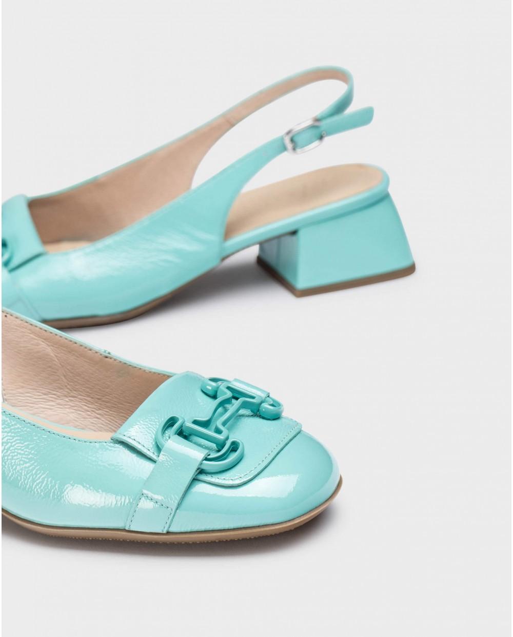 wonders Zapatos CHARO Azules Liquidación