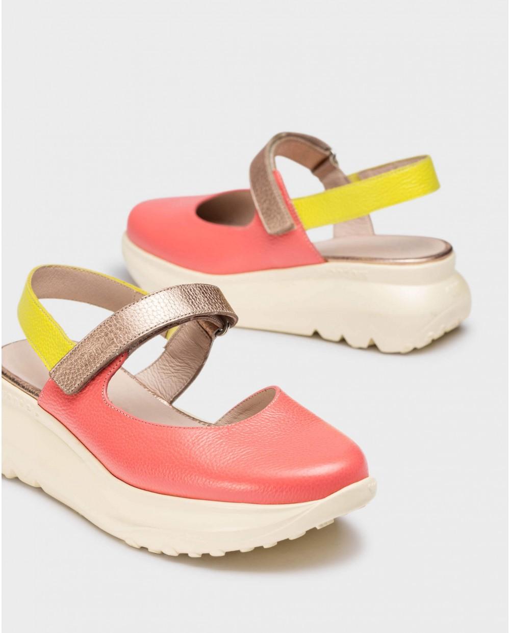 wonders Zapatos ZAIRE Coral Precios de Black Friday