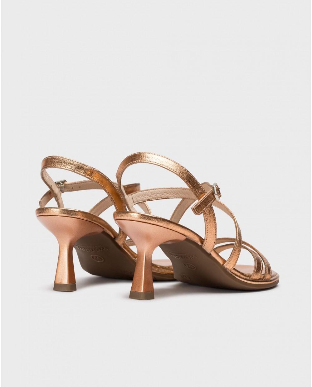 wonders Sandalias KAIA Oro Rosa Descuentos del mes
