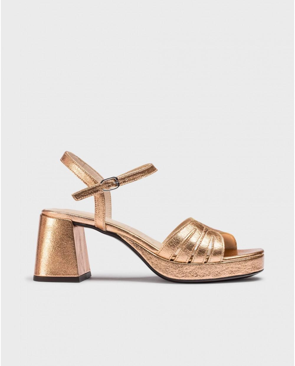 wonders Sandalias DANNA Oro Rosa Oferta exclusiva