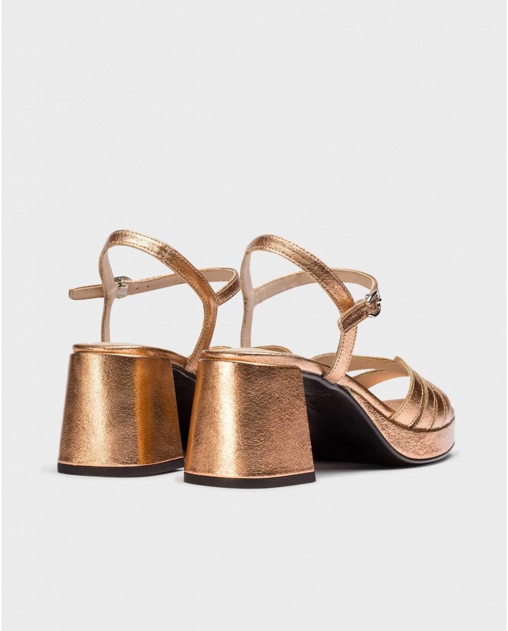 wonders Sandalias DANNA Oro Rosa Oferta exclusiva