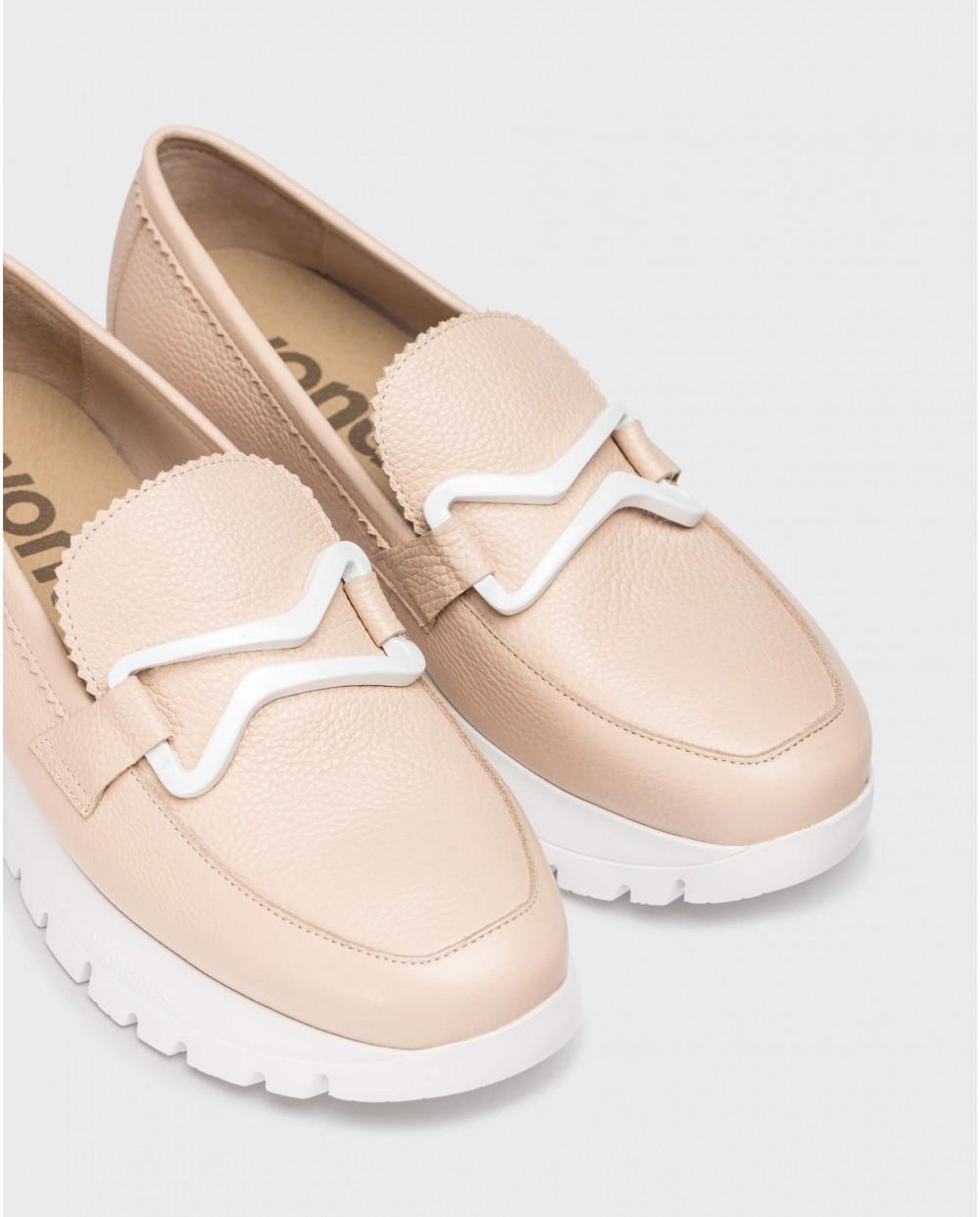 wonders Mocasines AURA Rosas Descuento por venta flash