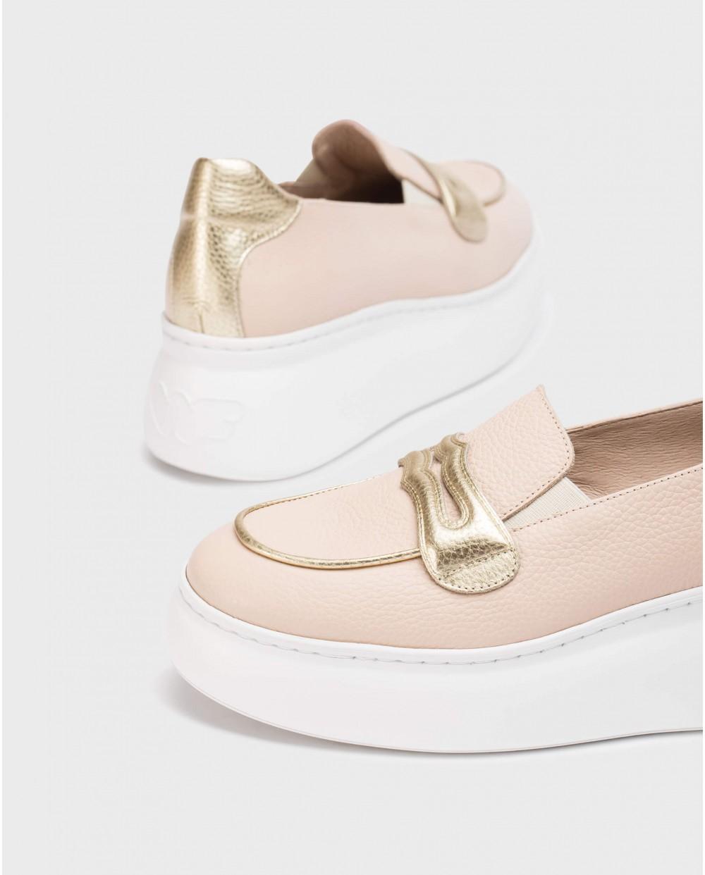 wonders Mocasines BACÁN Rosas Grandes ahorros