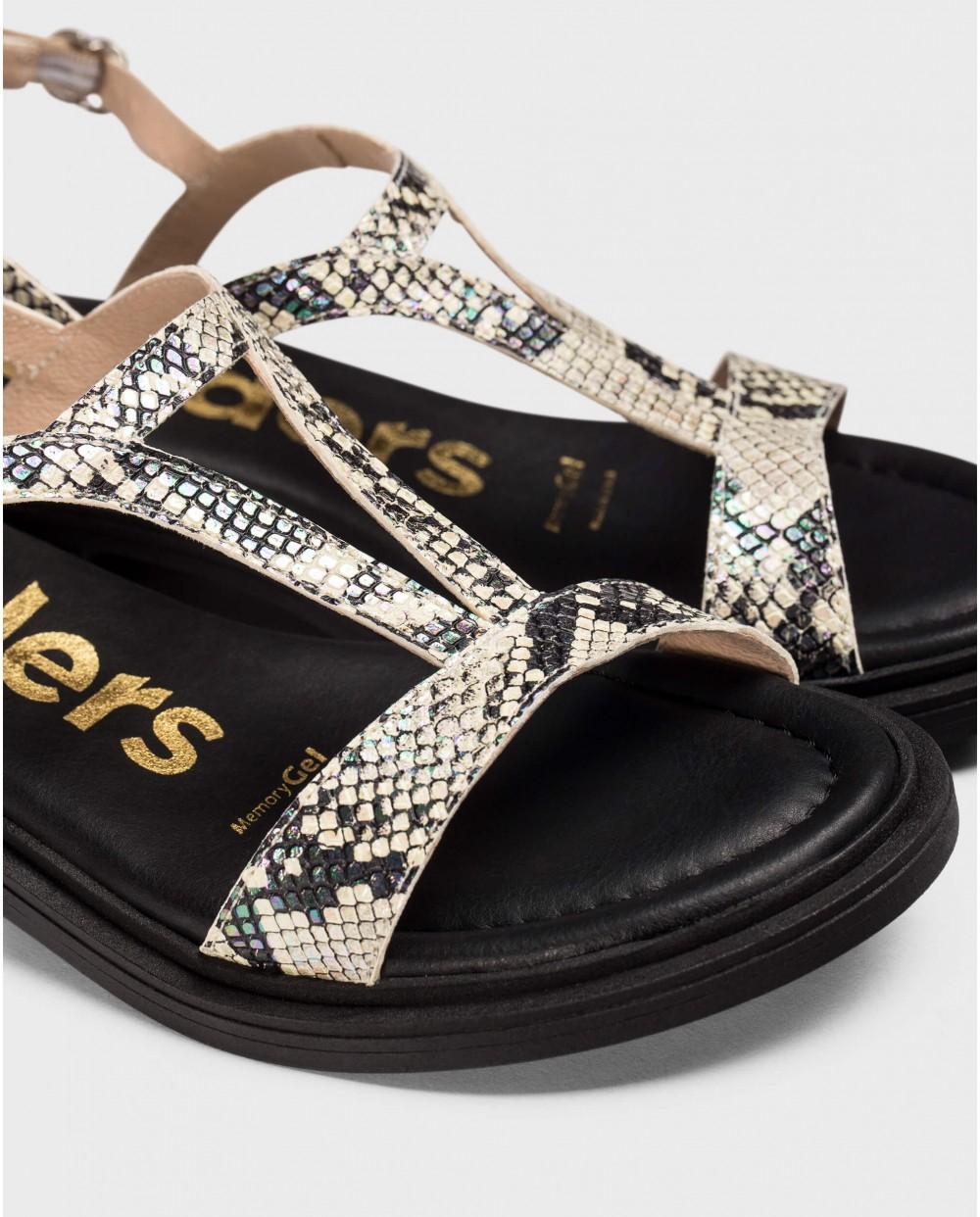 wonders Sandalias ANAHÍ Serpiente Rebajas de fin de temporada