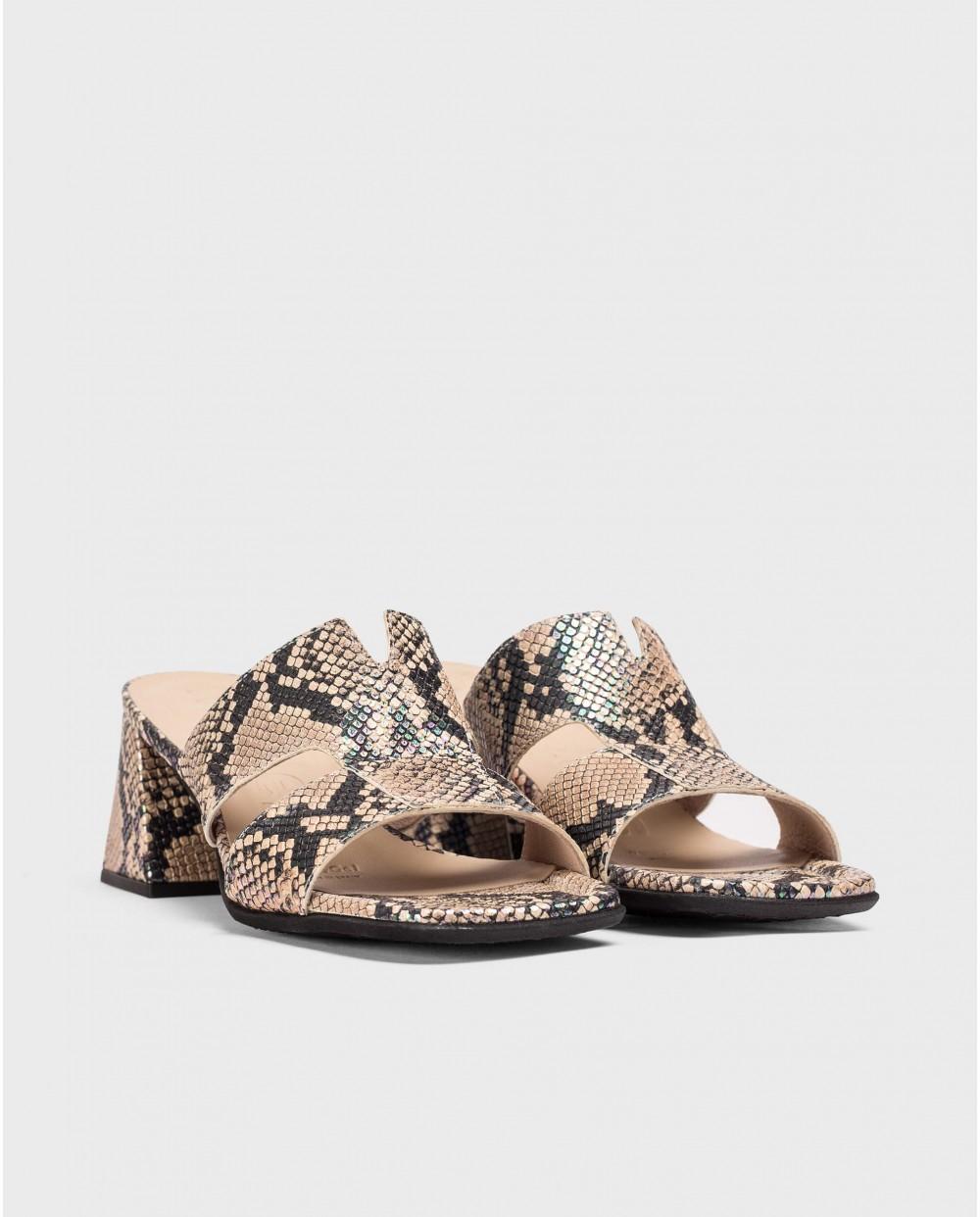 wonders Sandalias FLAVIA Serpiente Precio ultrabajo