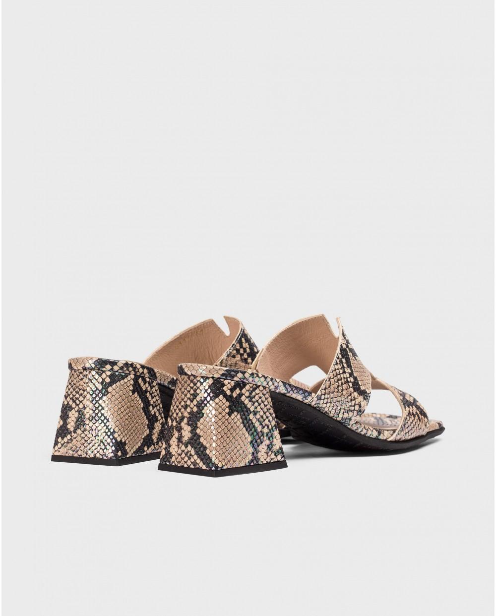 wonders Sandalias FLAVIA Serpiente Precio ultrabajo