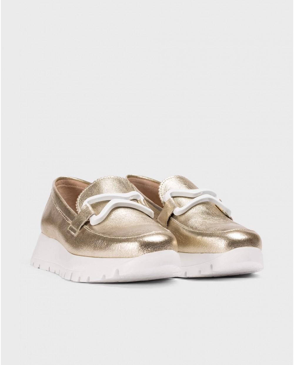 wonders Mocasines AURA Oro Venta caliente