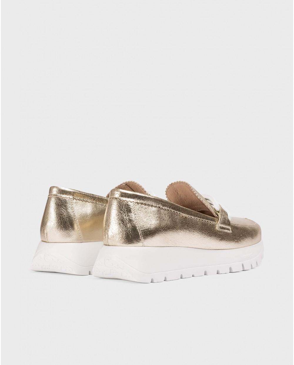 wonders Mocasines AURA Oro Venta caliente