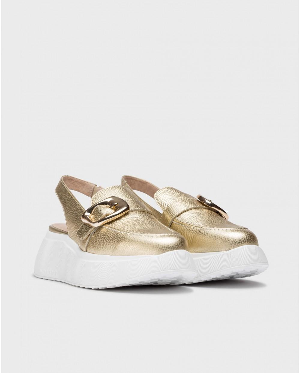 wonders Zapatos Destalonados ACALIA Oro Gran oferta