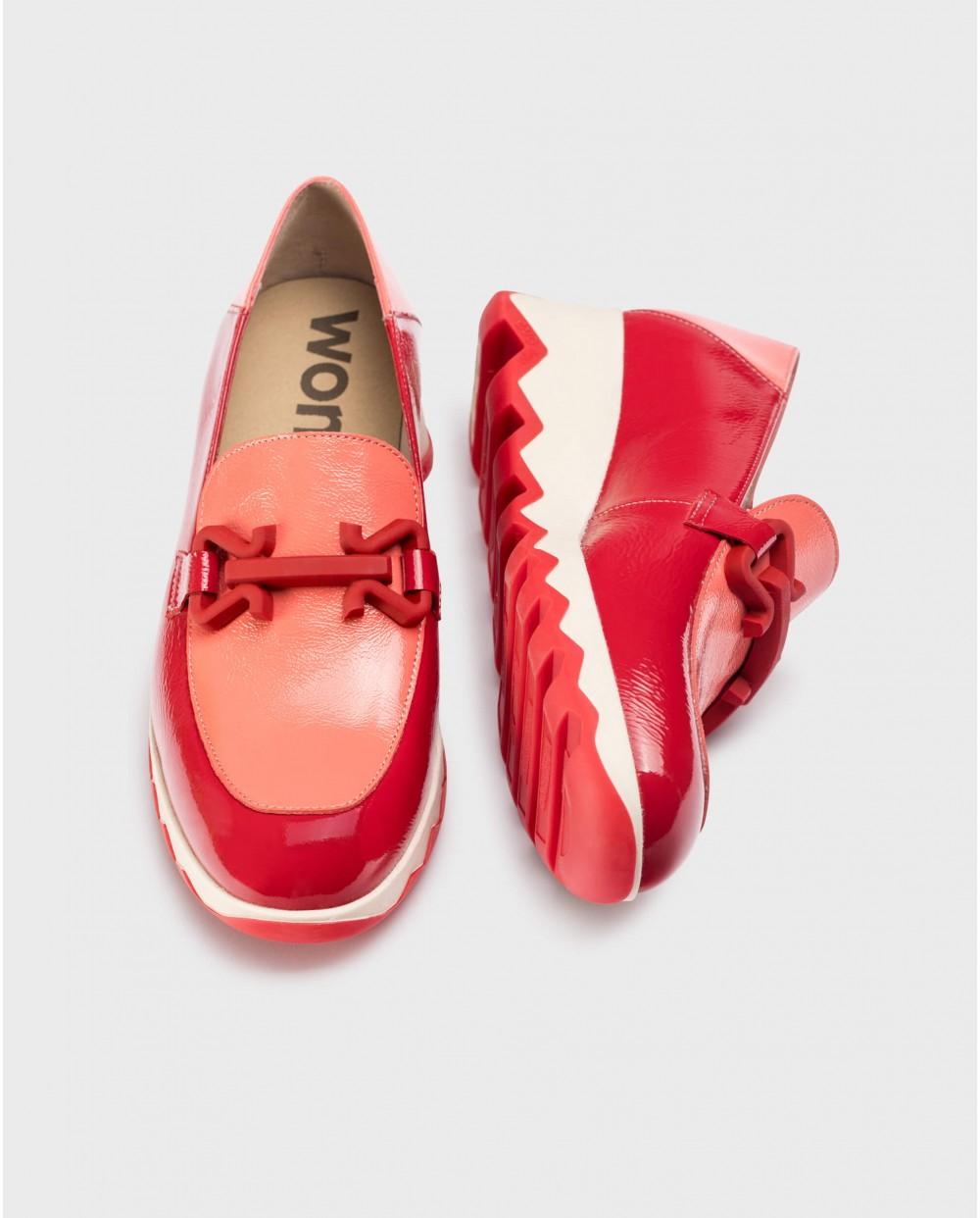 wonders Mocasines SIMA Rojas Rebajas baratas