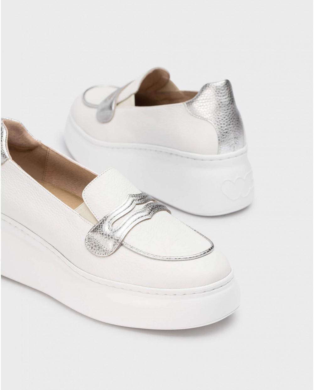 wonders Mocasines BACÁN Blancos Descuento