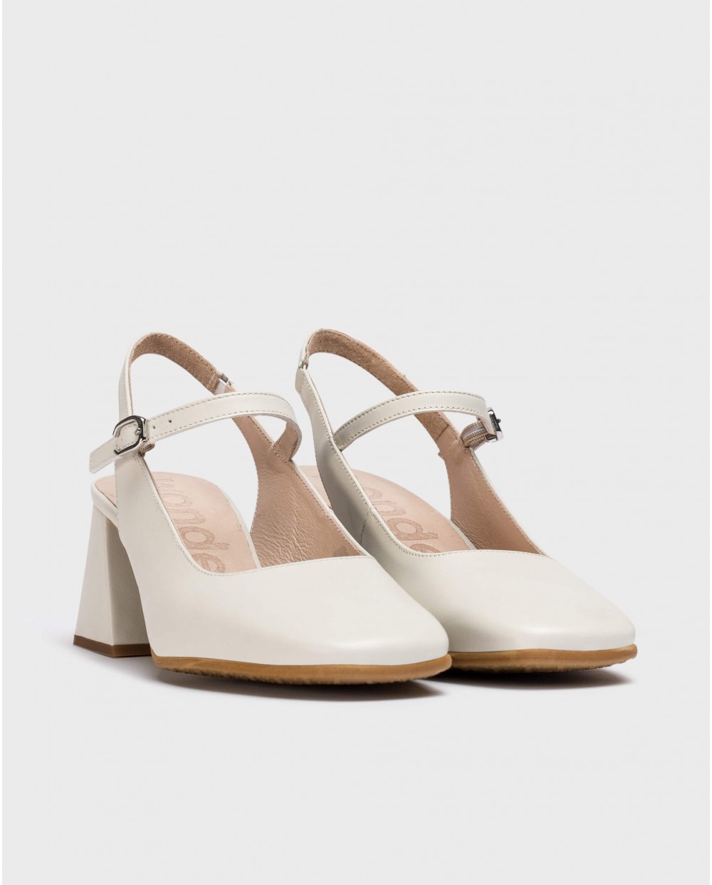 wonders Zapatos destalonados JANE Blancas Rebajas top