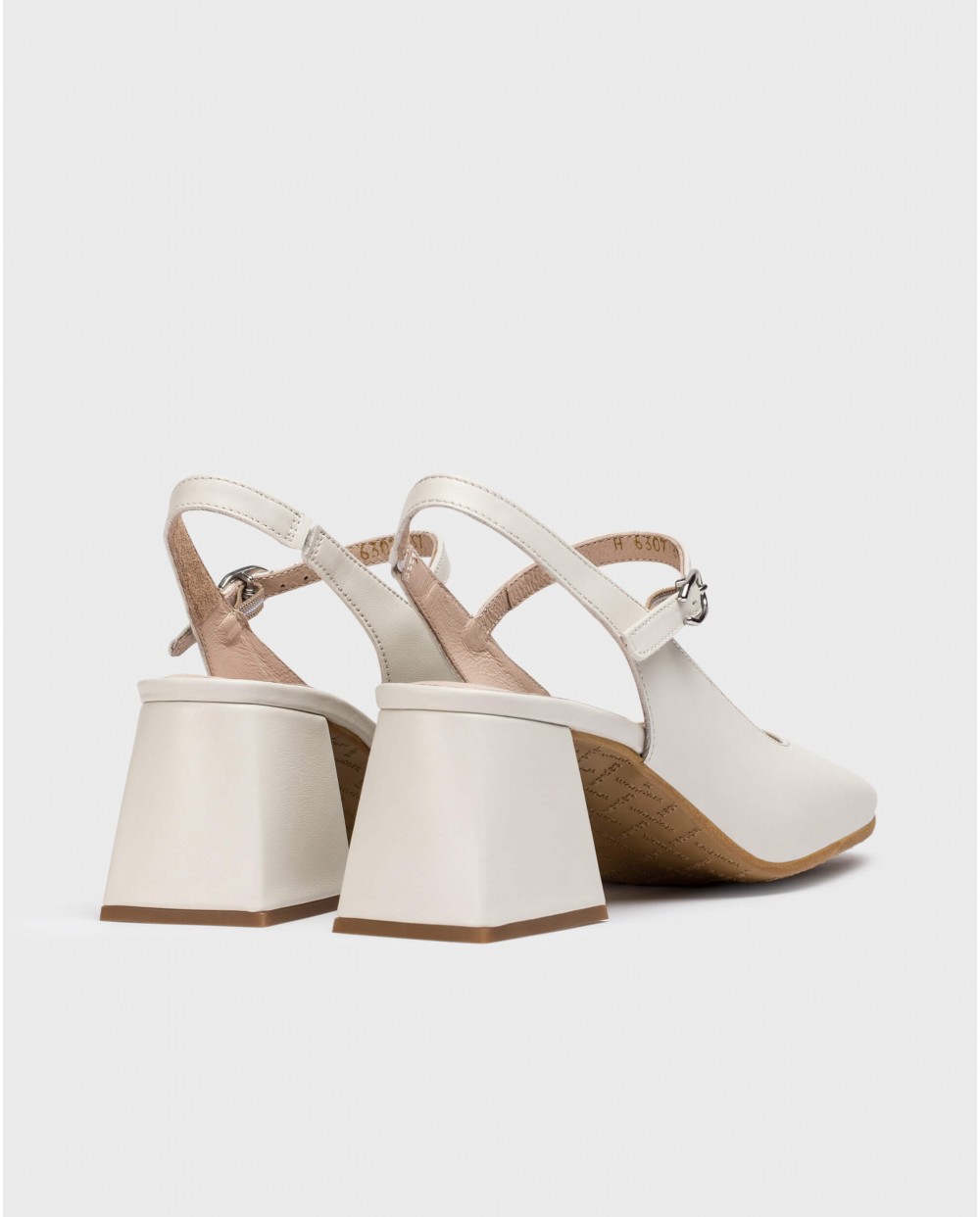 wonders Zapatos destalonados JANE Blancas Rebajas top