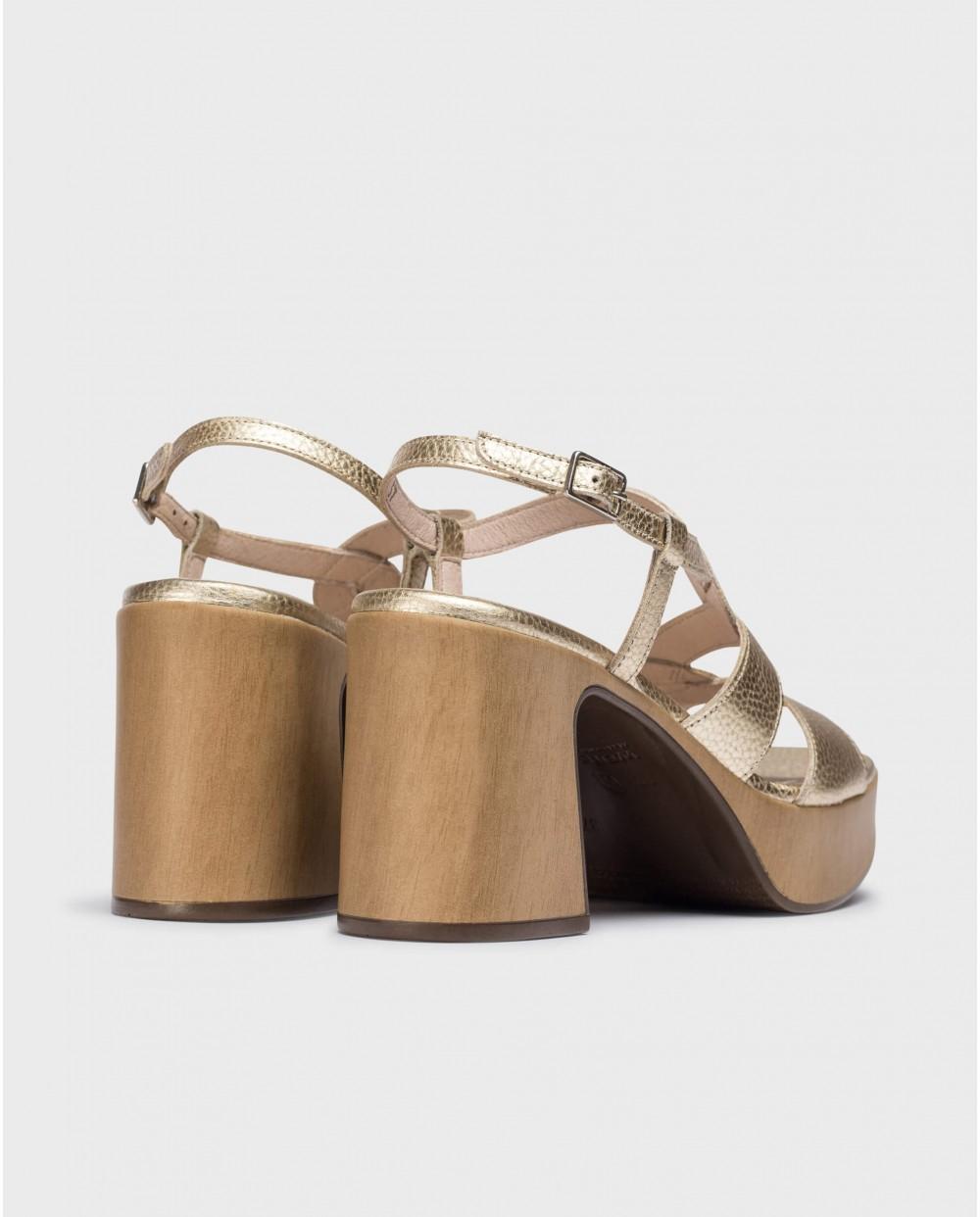 wonders Sandalias INDIRA Oro Precio de fábrica