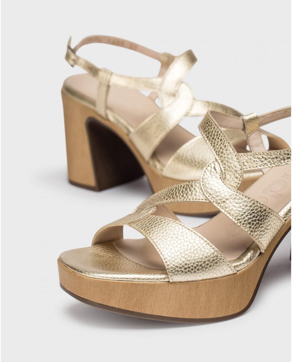 wonders Sandalias INDIRA Oro Precio de fábrica