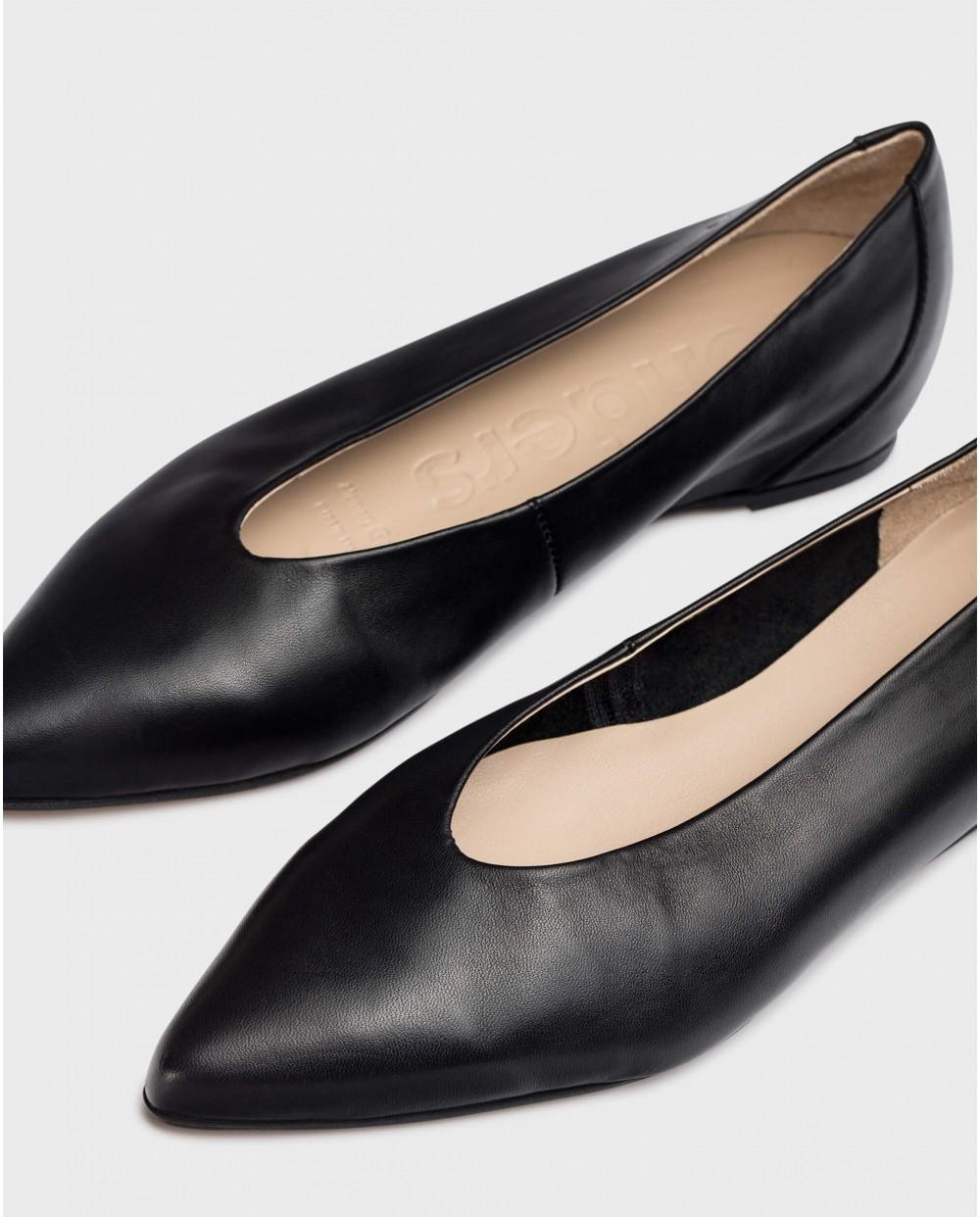 wonders Bailarina TRIANA Negro Oferta especial de fábrica