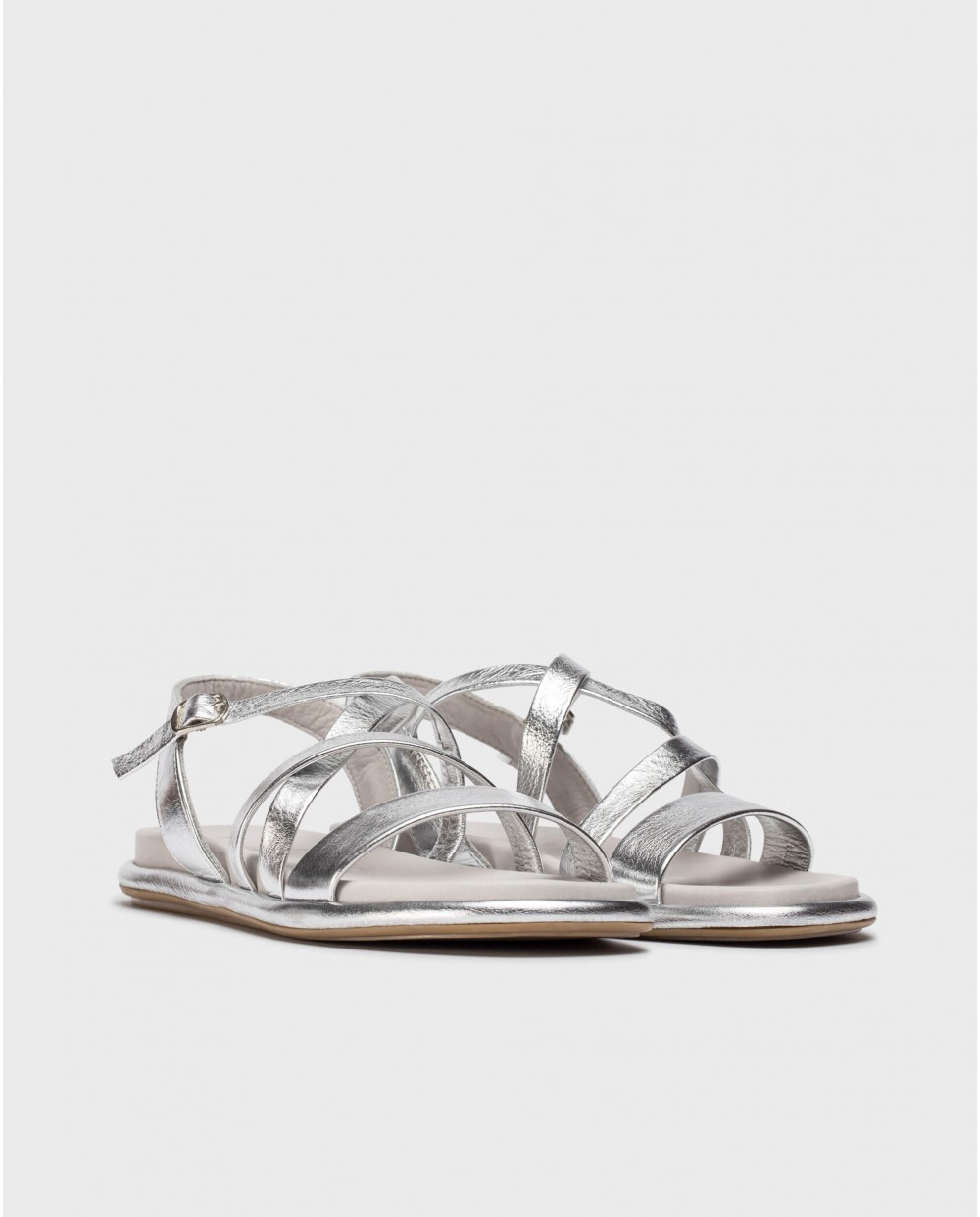 wonders Sandalias IZORA Plata Envío internacional gratuito