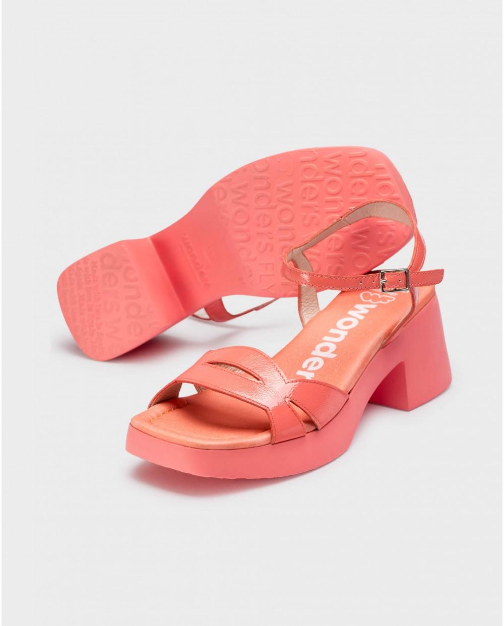 wonders Sandalias HURA Coral En oferta