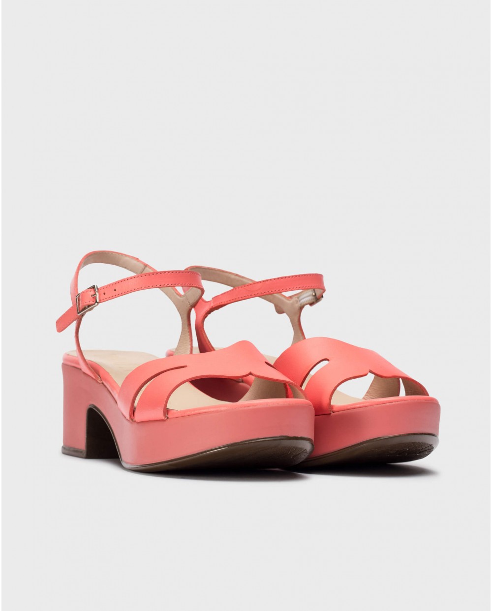 wonders Sandalias ELARA Coral Descuentos del mes