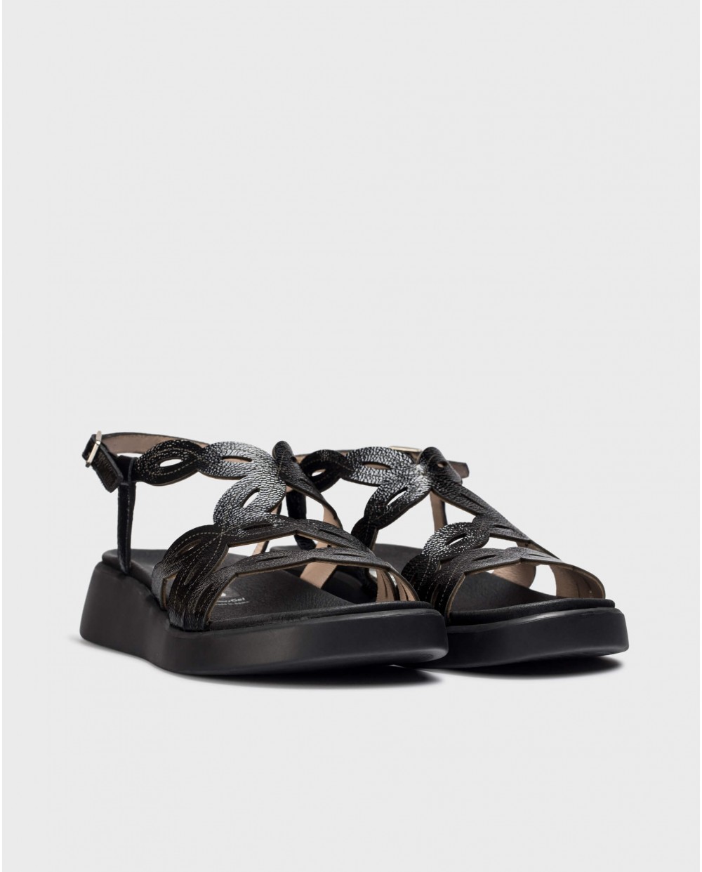 wonders Sandalias DARYA Negras Ofertas especiales