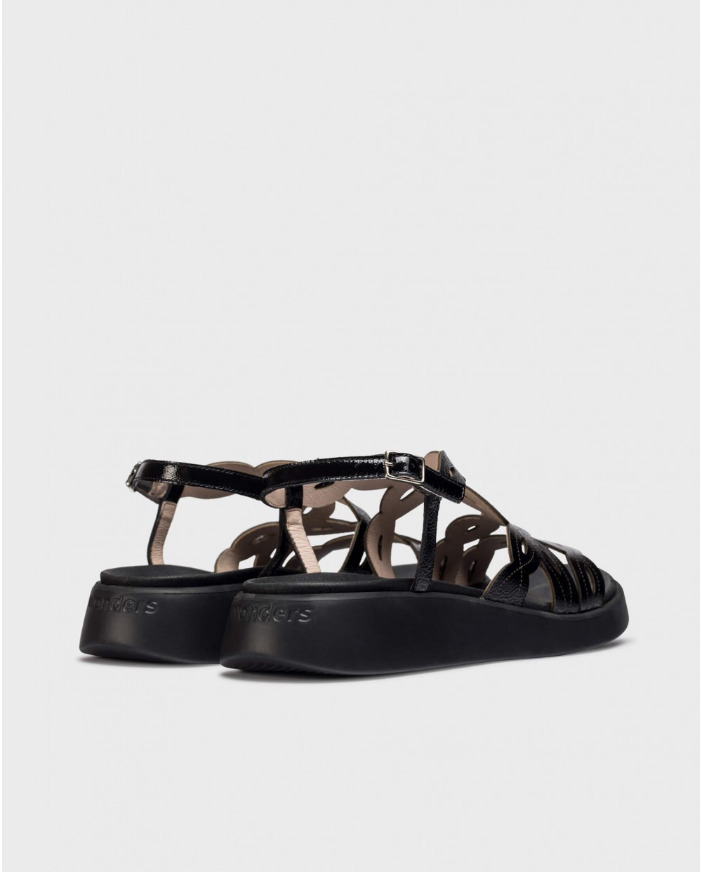 wonders Sandalias DARYA Negras Ofertas especiales