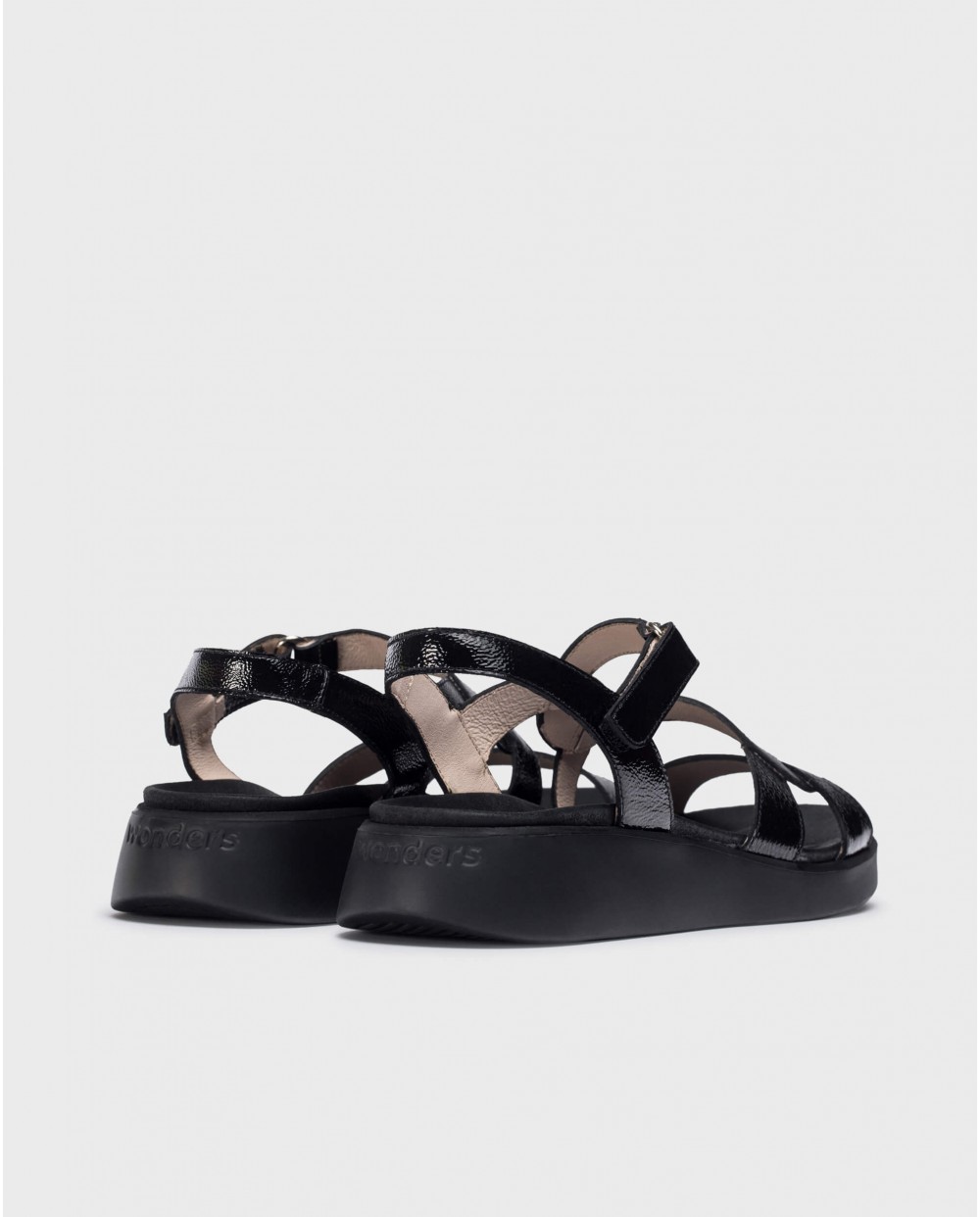 wonders Sandalias CORDELIA Negras Grandes ahorros