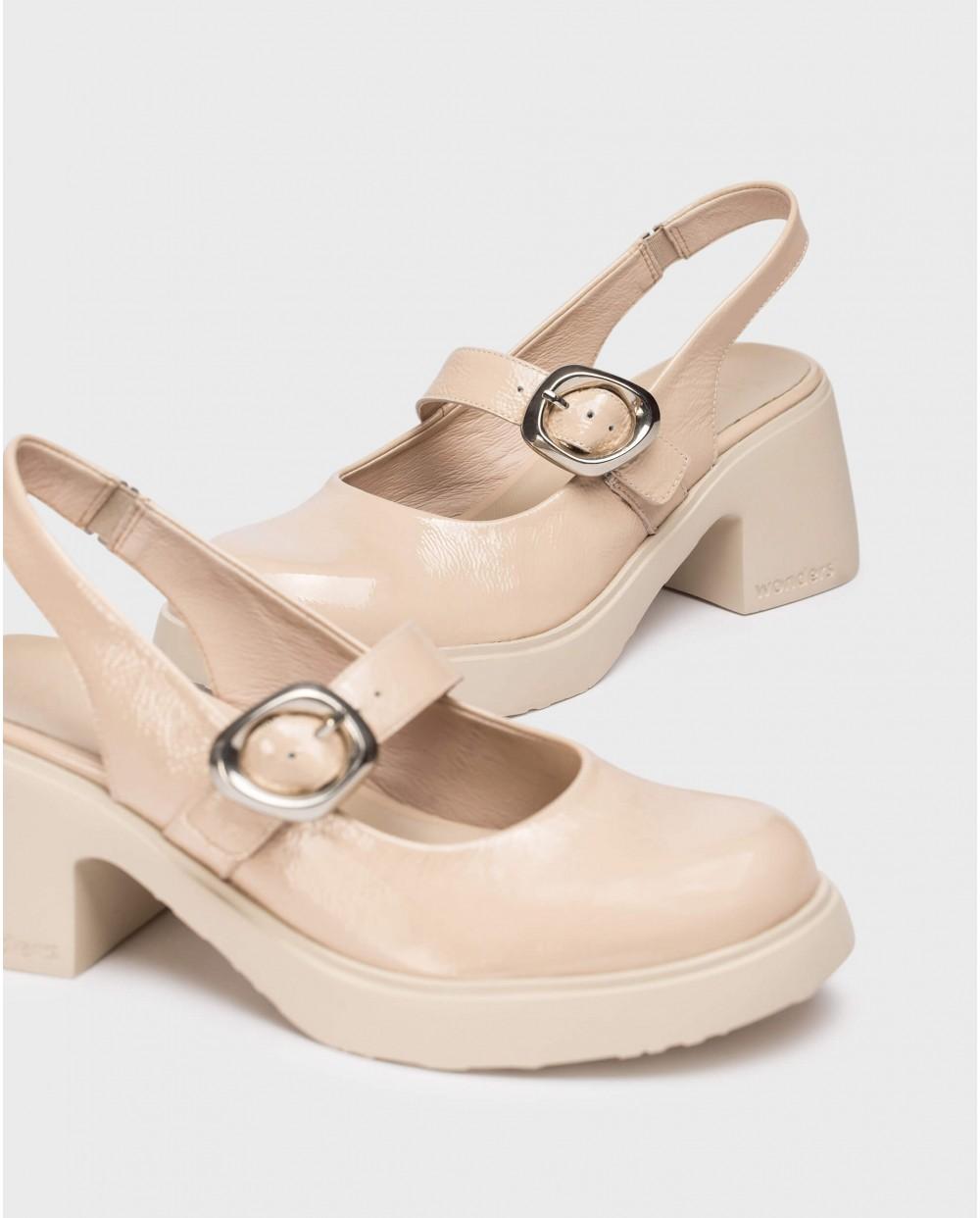 wonders Zapatos destalonados SORA Rosas Rebajas