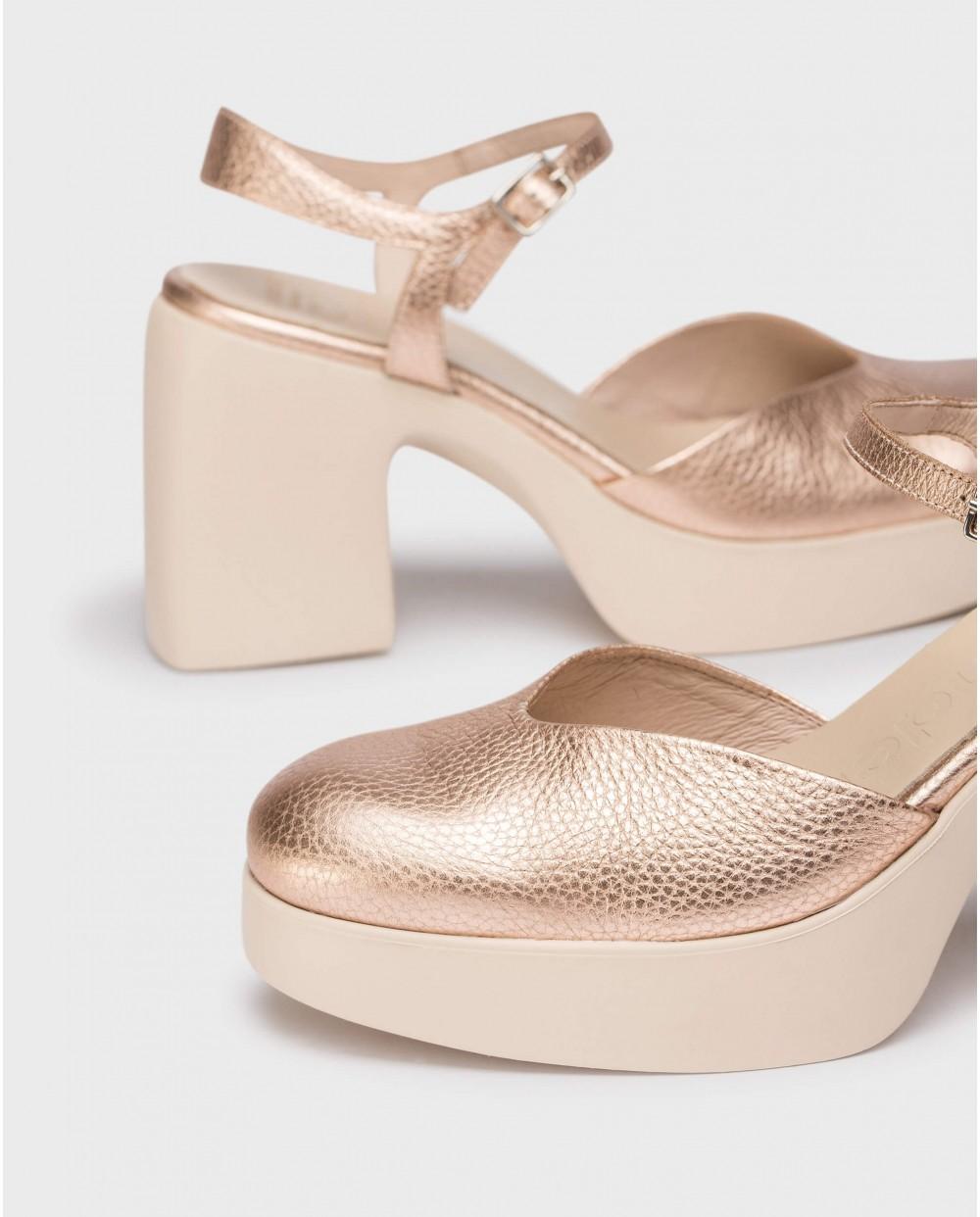 wonders Merceditas KIRA Oro Rosa Rebajas baratas