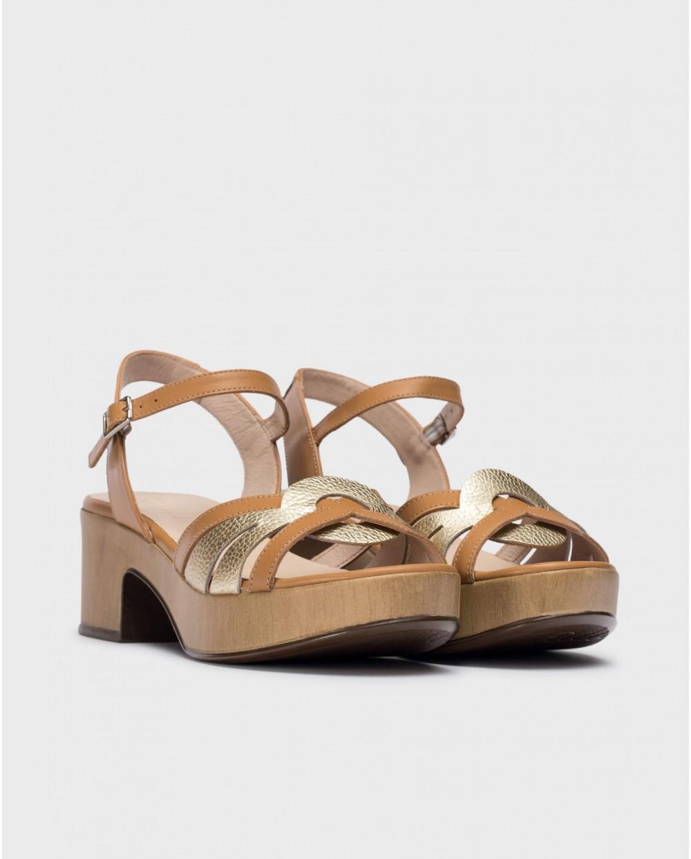 wonders Sandalias CHANDRA Marrones Tienda