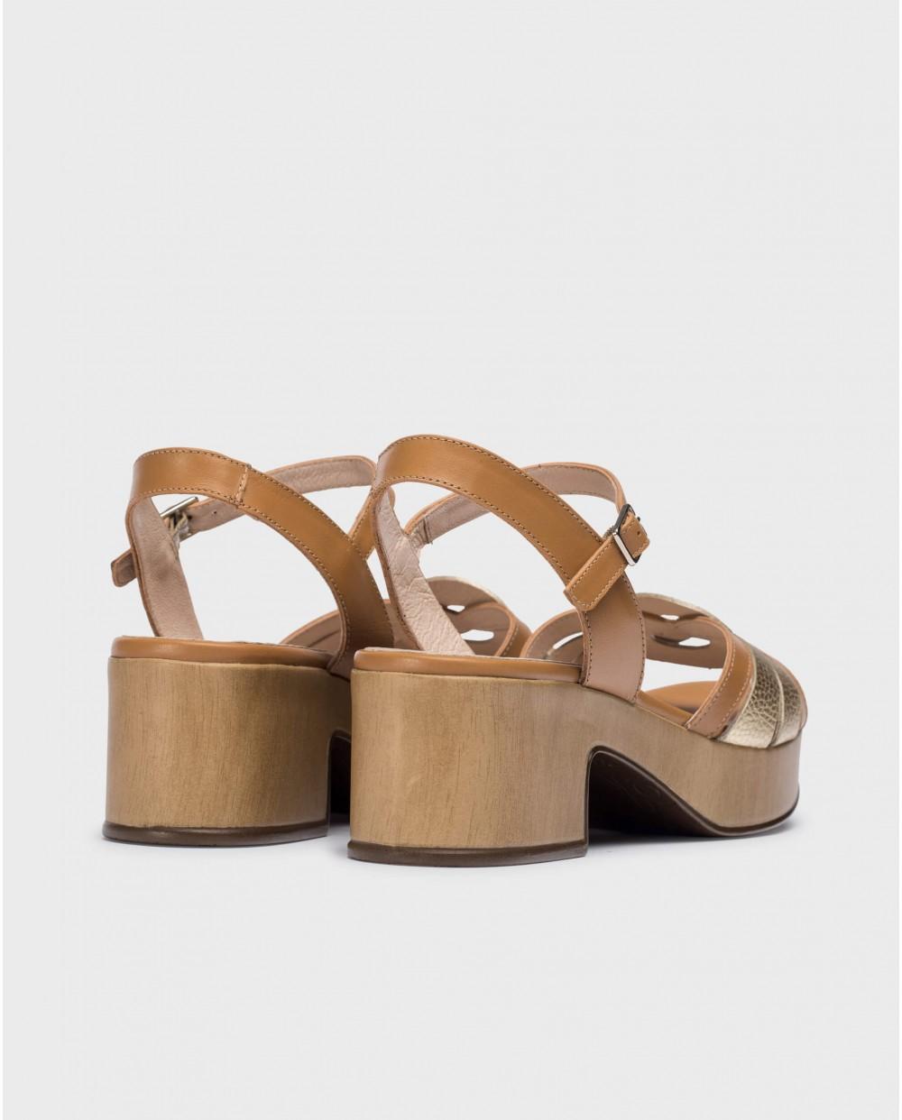 wonders Sandalias CHANDRA Marrones Tienda