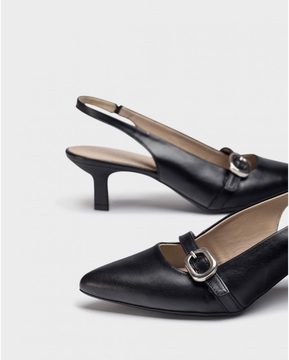 wonders Zapatos destalonados GAIA Negros Tienda